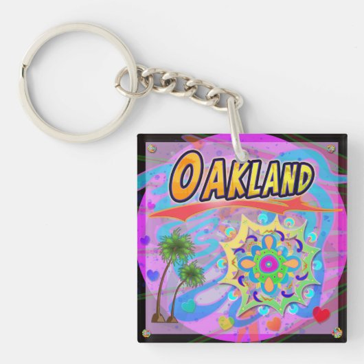 Oakland True Progress Sleutelhanger (Voorkant)