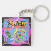Oakland True Progress Sleutelhanger (Achterkant)