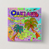 Oakland Vacation Target Button (Voorkant)