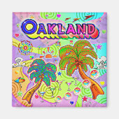 Oakland Vacation Target Magnet (Voorkant)