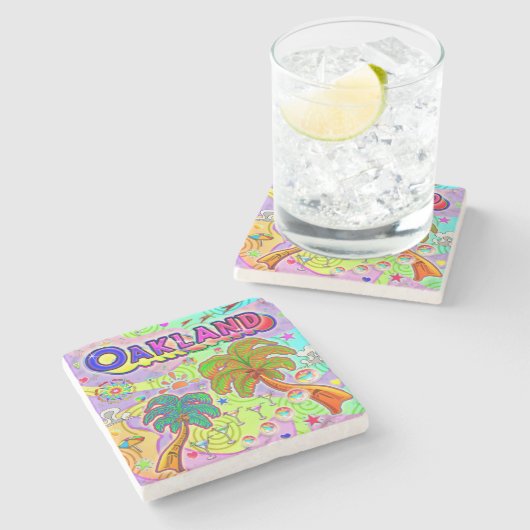 Oakland Vacation Target Onderzetter (Zijkant)