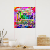 Oakland Vista Express-Poster Poster (Keuken)