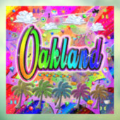 Oakland Vista Express-vensterkoppeling Raamsticker (Vel 3)