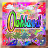 Oakland Vista Express-vensterkoppeling Raamsticker (Vel 2)