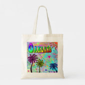 Oakland Vivid Romance Canvas tas (Achterkant)