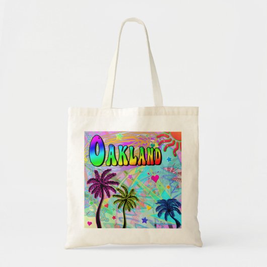 Oakland Vivid Romance Canvas tas (Voorkant)