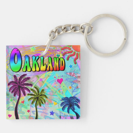 Oakland Vivid Romance Sleutelhanger (Achterkant)