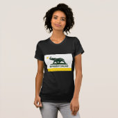 Oakland Vlag donker (atletiek) T-shirt (Voorkant volledig)