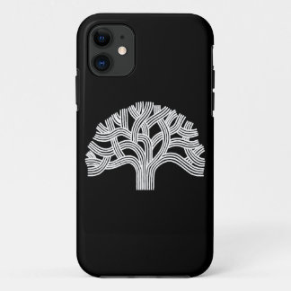 Oakland White Oak Tree on Black Case-Mate iPhone Case