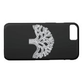 Oakland White Oak Tree on Black Case-Mate iPhone Case (Achterkant (Horizontaal))
