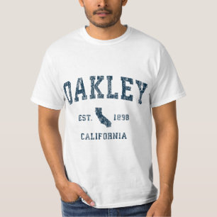 Oakley California CA  Sport Design Navy Pr T-shirt