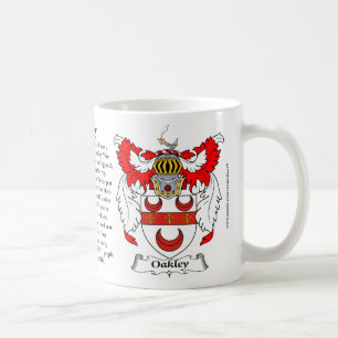 Oakley Family Coat of Arms Koffiemok