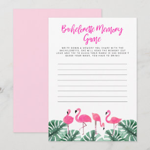 OAKLEY Flamingo Tropisch Bruidsfeest Geheugenspel  Kaart