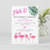 OAKLEY vecht het! Flamingo Tropical Bachelorette i Kaart (Staand voorkant)