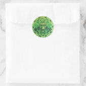 oakman ronde sticker (Tas)