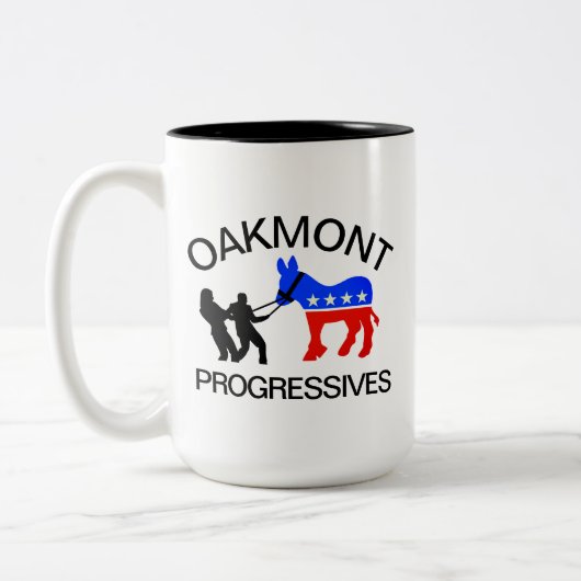 Oakmont Progressives Tweekleurige Koffiemok (Links)