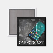 Oakpodcast Magnet (Voorkant / Achterkant)
