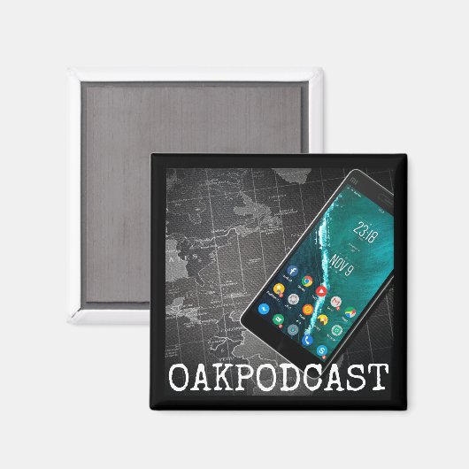Oakpodcast Magnet (Voorkant / Achterkant)