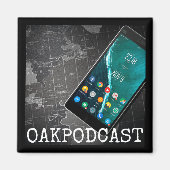 Oakpodcast Magnet (Voorkant)