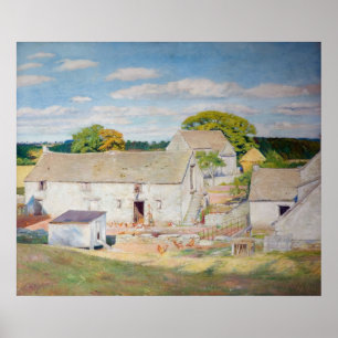 Oakridge Boerderij - Late Summer (1933) William Ro Poster