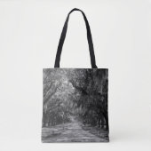 Oaks Grayscale Tote Bag (Voorkant)