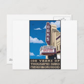 Oaks Theater op Solano Avenue in Berkeley, CA Briefkaart (Voorkant / Achterkant)