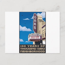 Oaks Theater op Solano Avenue in Berkeley, CA Briefkaart