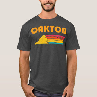 Oakton Virginia  Verdrietig Souvenir T-shirt