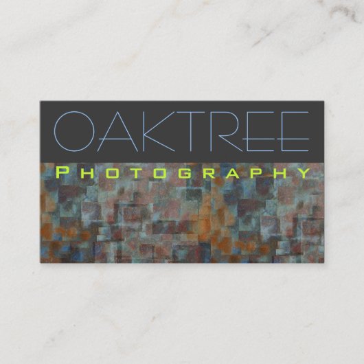 "Oaktree" Visitekaartje (Voorkant)