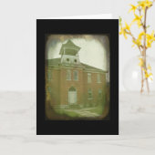 Oakville, Iowa School All Occasions Kaart (Gele Bloem)