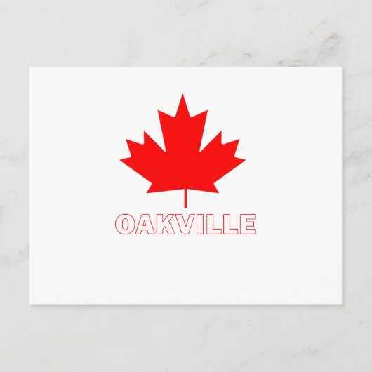 Oakville, Ontario Briefkaart (Voorkant)