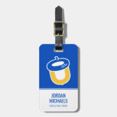 Oakwood Universiteit Bagagelabel (Voorkant verticaal)