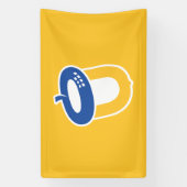 Oakwood Universiteit Spandoek (Verticaal)