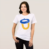 Oakwood Universiteit Tri-Blend Shirt (Voorkant volledig)