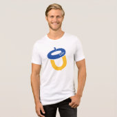 Oakwood Universiteit Tri-Blend Shirt (Voorkant volledig)