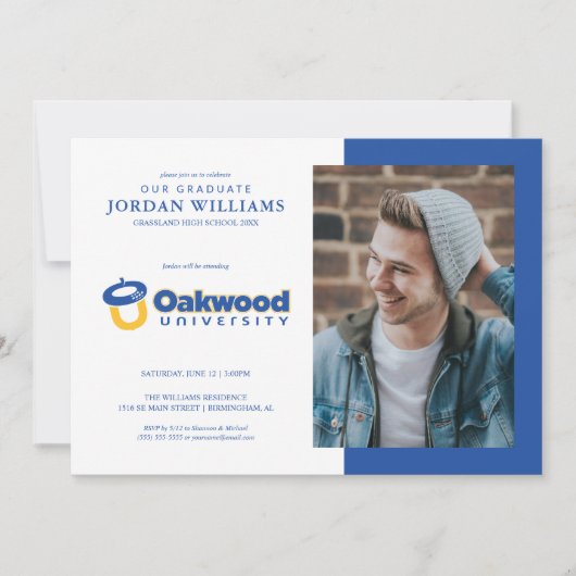 Oakwood University Afstuderen Aankondiging (Voorkant)