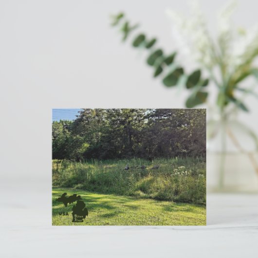 Oakwoods Metropark Turkije Path met Logo Briefkaart (Staand voorkant)