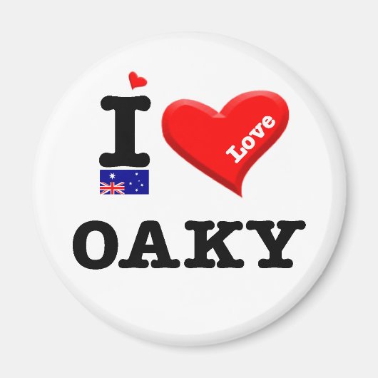 OAKY - Ik hou van Magneet (Voorkant)