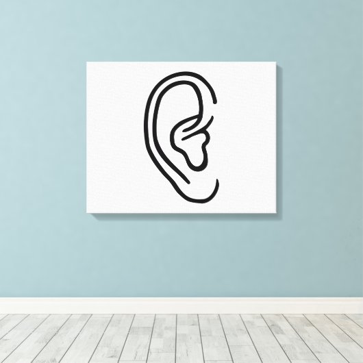 Oar Canvas Afdruk (Insitu (Houten vloer))