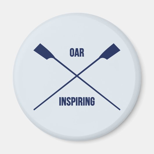 Oar inspirerende pun en kruisingen magneet (Voorkant)