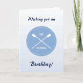 Oar inspirerende slogan en kruisingen van de verja kaart (Voorkant)