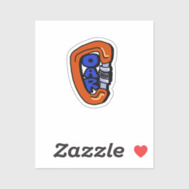 OAR karabijnhaak Sticker