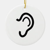 Oar Keramisch Ornament (Voorkant)