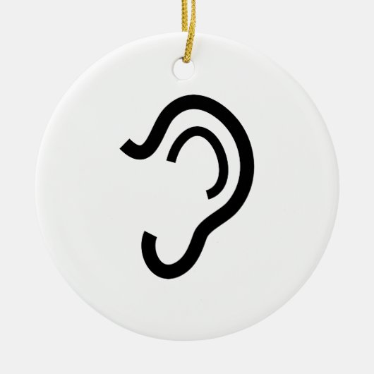 Oar Keramisch Ornament (Voorkant)