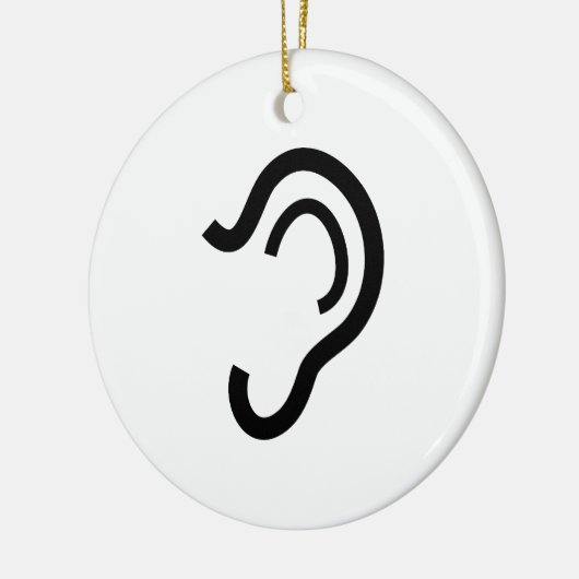 Oar Keramisch Ornament (Links)