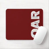 OAR Mousepad - Rood Muismat (Met muis)