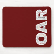 OAR Mousepad - Rood