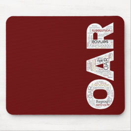 OAR Mousepad - Rood Muismat