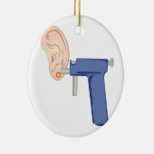 Oar Piercing Keramisch Ornament (Rechts)