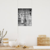 Oars are hung on wooden shed in Big Cypress, 2 Poster (Keuken)